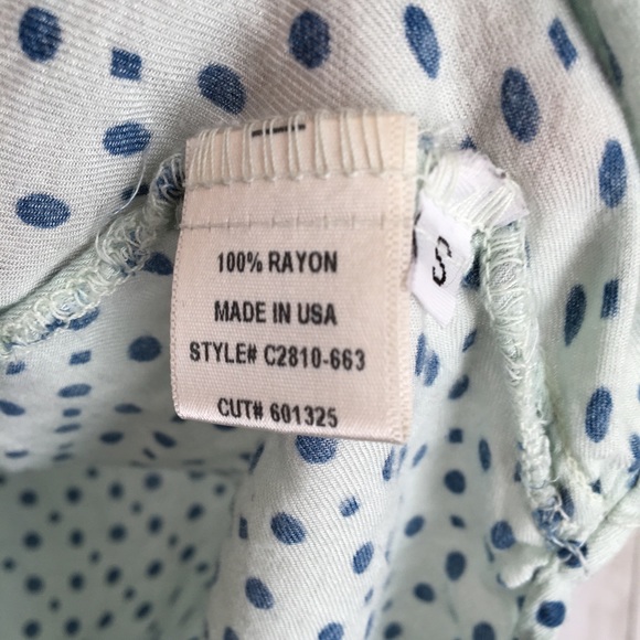 cloth & stone Light Blue Polka Dots Soft Tank Top - Picture 4 of 7